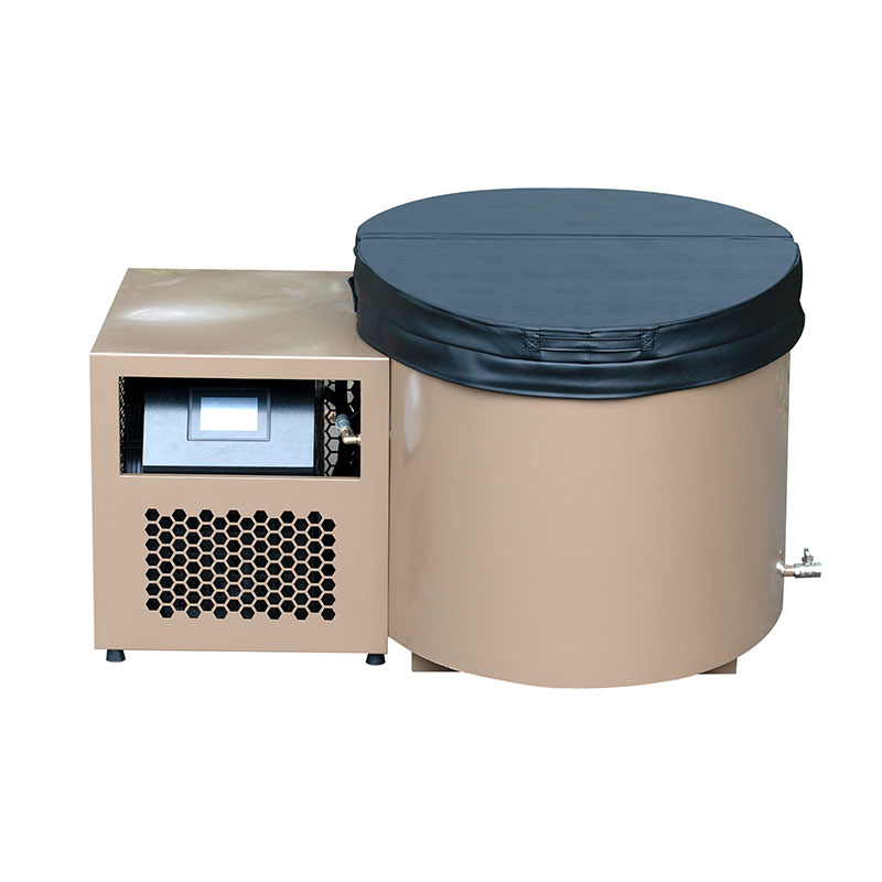 Пълна вана за студено потапяне от неръждаема стомана Champagne Gold 304