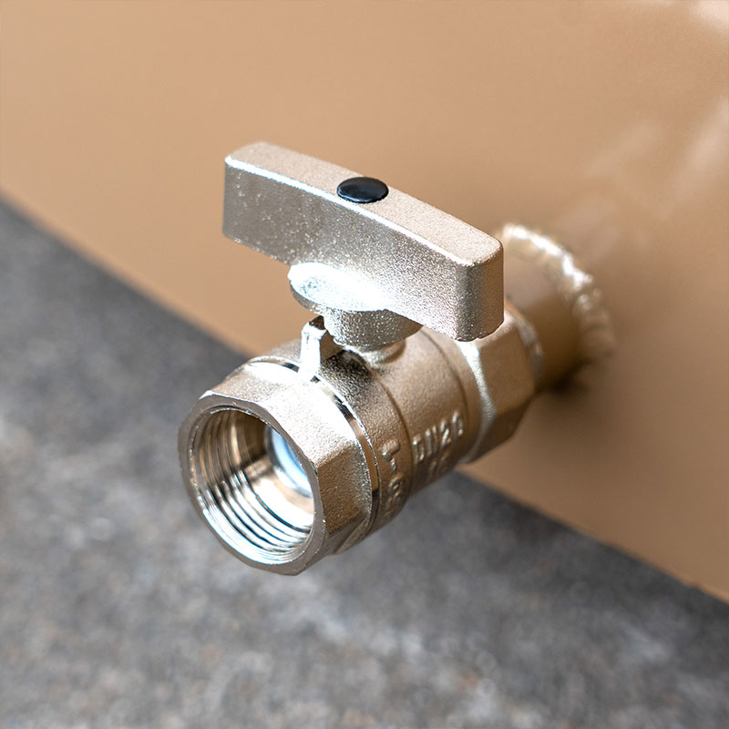 Пълна вана за студено потапяне от неръждаема стомана Champagne Gold 304