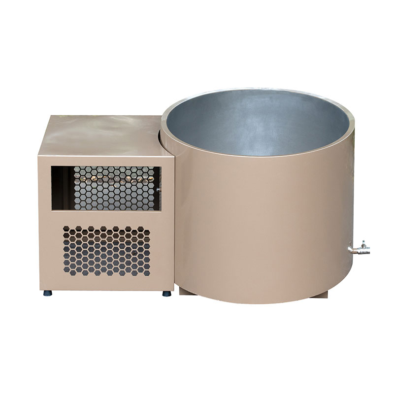 Пълна вана за студено потапяне от неръждаема стомана Champagne Gold 304