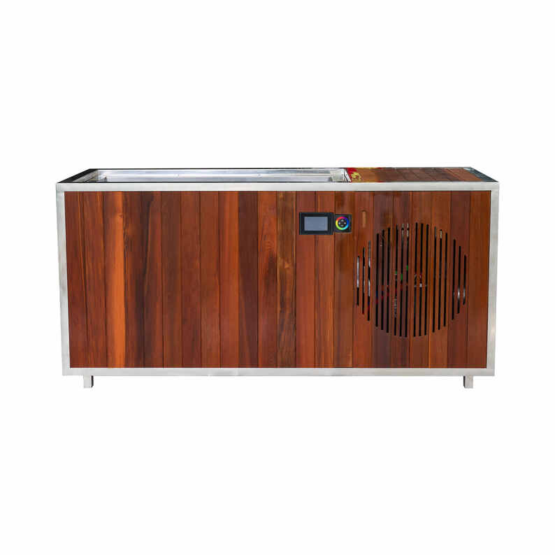 Подсилен кедър 280 кг система за студена терапия „всичко в едно“.